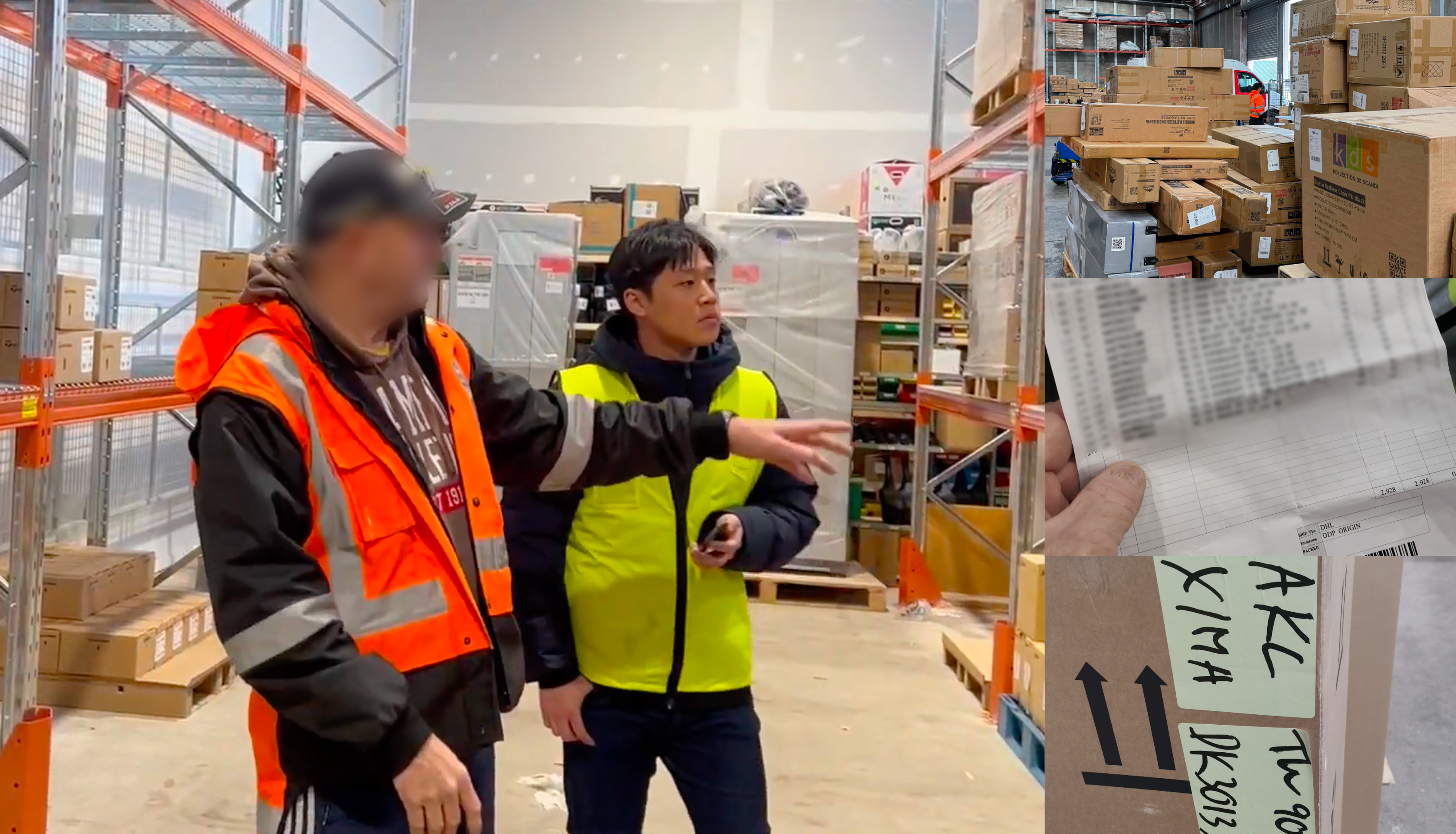 Warehouse visit showing the people, documents, and manual work behind receiving stock